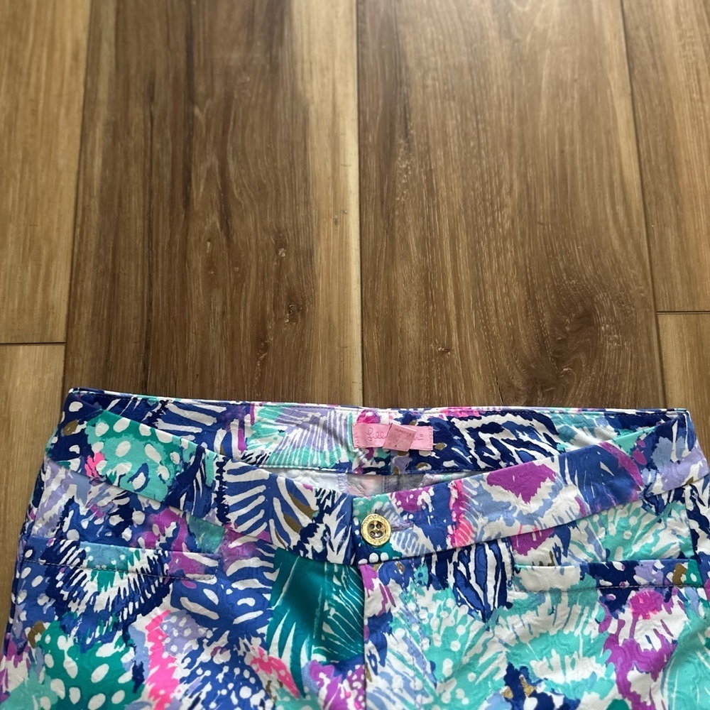 Lilly Pulitzer women’s quill out Kelly ankle pants size 2 - Picture 4 of 5